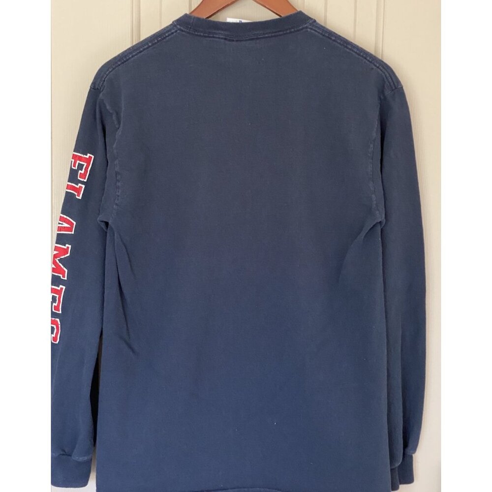 Liberty Flames Blue L/S T-Shirt Men's Size M Champion NCAA - Picture 8 of 8